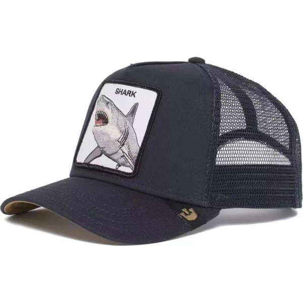 Farm Animal Trucker justerbar cap Mesh Style för män W Shark