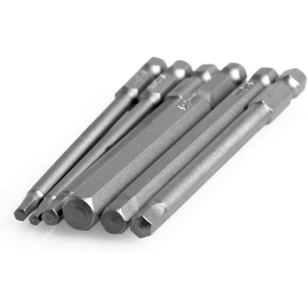 6 stk H2.5-H8 indre sekskanthode magnetiske skrutrekkerbits sett bits
