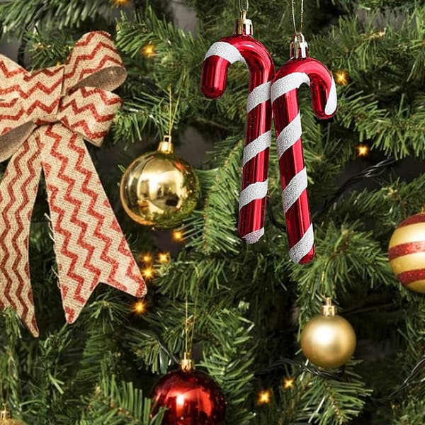2 julgranskulor i plast Julgransdekor jul Wand/2