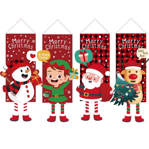 Jul Dörrbanner Fönsterskylt Banners STYLE 6 Style 6