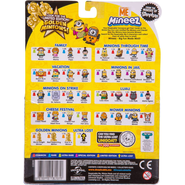 12-Pack Minions Dumma Mej Mineez Deluxe Figurer S1 multicolor