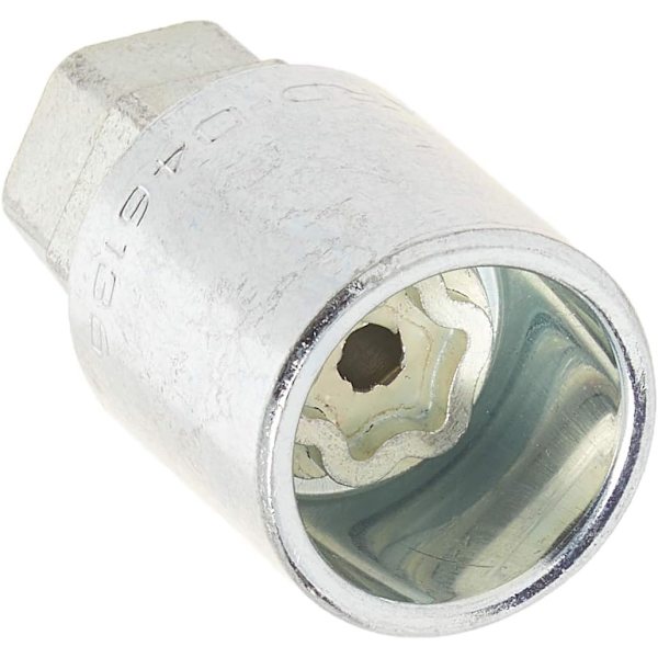 MCGARD 24157 Chrome Cone Seat Hjullås (M12 x 1,5 gängstorlek) - 4 lås / 1 nyckel
