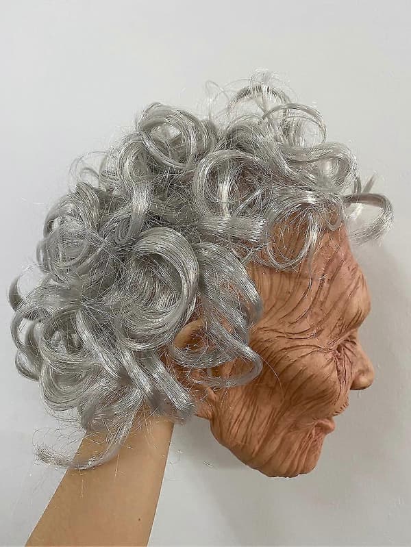 Mardi Gras Mask semester rolig mask Supersoft Old Man Vuxenmask