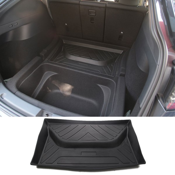 Golvmattor för modell Y 5 2020 2021-säten är helt skyddade, anpassade bilkuddar för alla väder Lower cushion of trunk