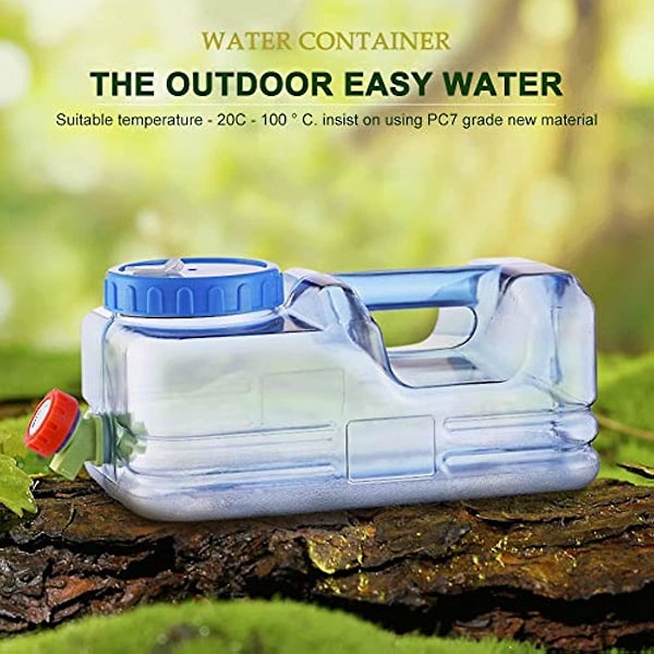 Campingvattenbehållare kran skrivbordsvattenavskiljare kran bärbar diskbänksbehållare (olika alternativ) 5.5L