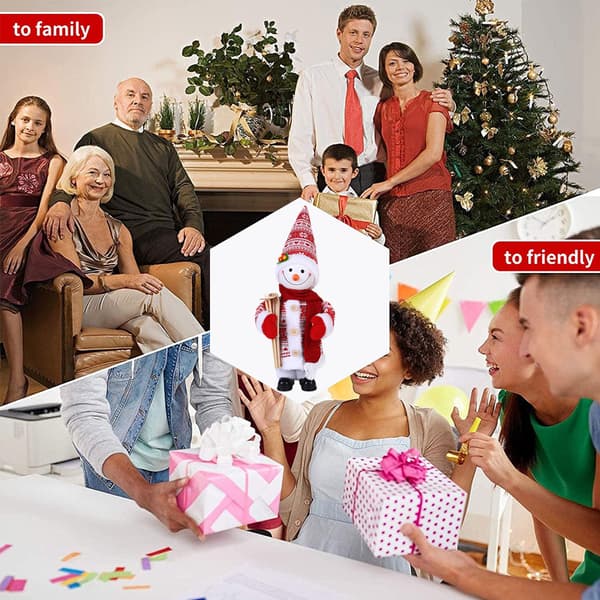 Sjungande Dans Santa Claus Swinging Santa Sång och dans E