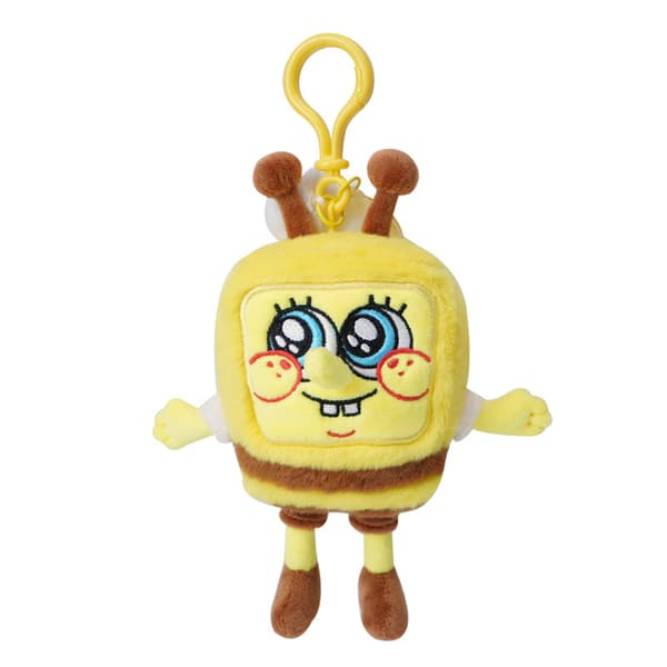 #lille bi Spongebob plyslegetøj vedhæng nøglering#