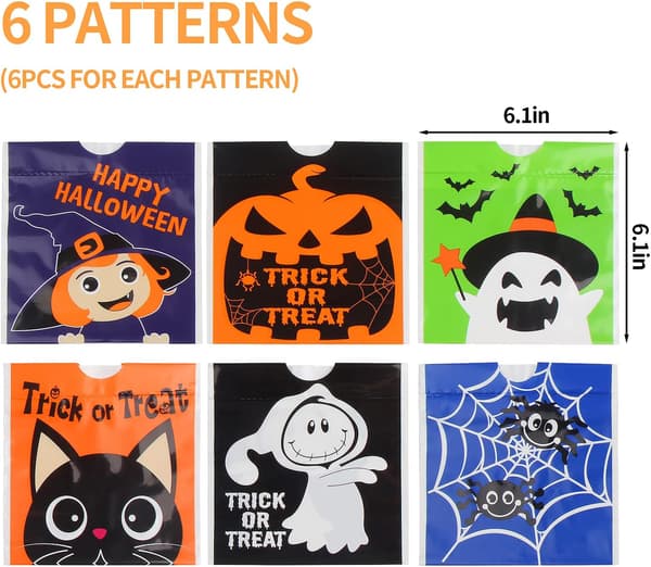 36 st Halloween Dragsko Godispåsar - Goody Bags for Kids