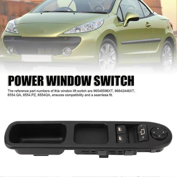 Elrude Kontakt Præcis Kontrol Spejlfoldningsfunktion 96548596XT Udskiftning til Citroen C3 Picasso 2009 til 2014