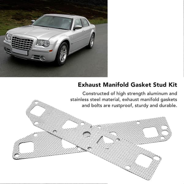 Avgasrörspackning Bultar Pinnbultar Kit 53013943AA Ersättning för Dodge Ram 1500 2500 3500