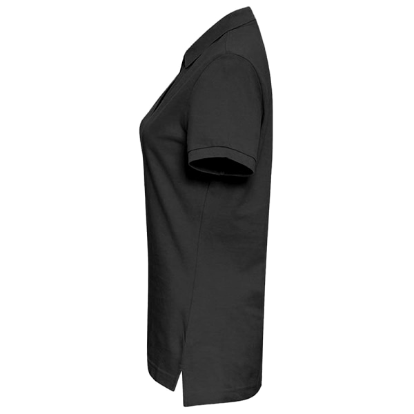 Asquith & Fox Naisten yksivärinen lyhythihainen pikeepaita Bl Black XS