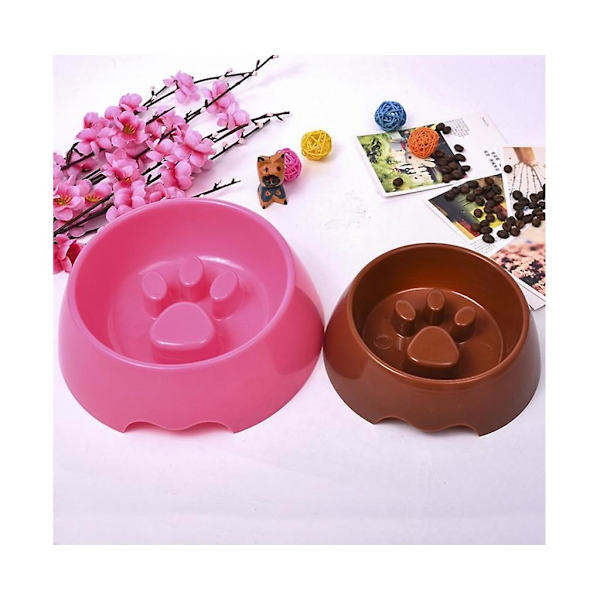 Hundeskål Slow Feeder Pet Bowl Sund kost Madskåle