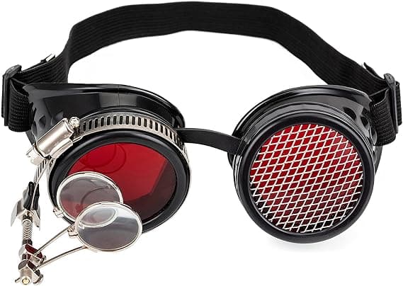 Steampunk-briller Rave-briller Cosplay-briller Steampunk