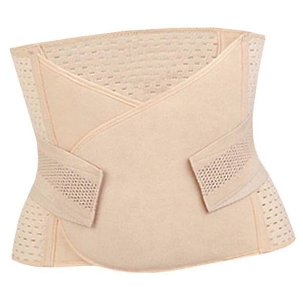 Bækkenbælte til efter fødslen, talje- og mavekontrol shapewear (hudfarve)