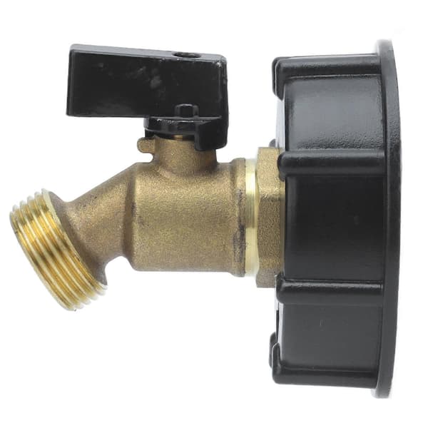 IBC Tote Tank Adapter Han Gevind Afløbsslange Stik Vandhane Ventil Fitting Del