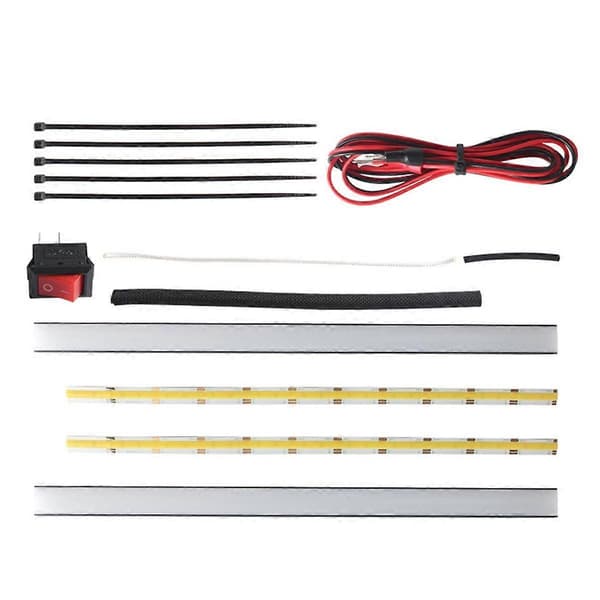 Til Prusa MK4 3D-printer Dobbelt LED-lysbjælke 24V Ultra Bright Kit Dobbeltfarvet Justerbar