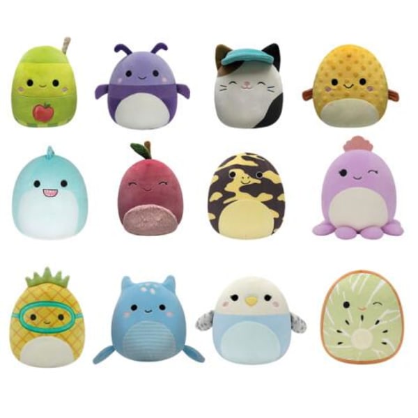 Squishmallows Jean the Apple Juice Box, 9 cm