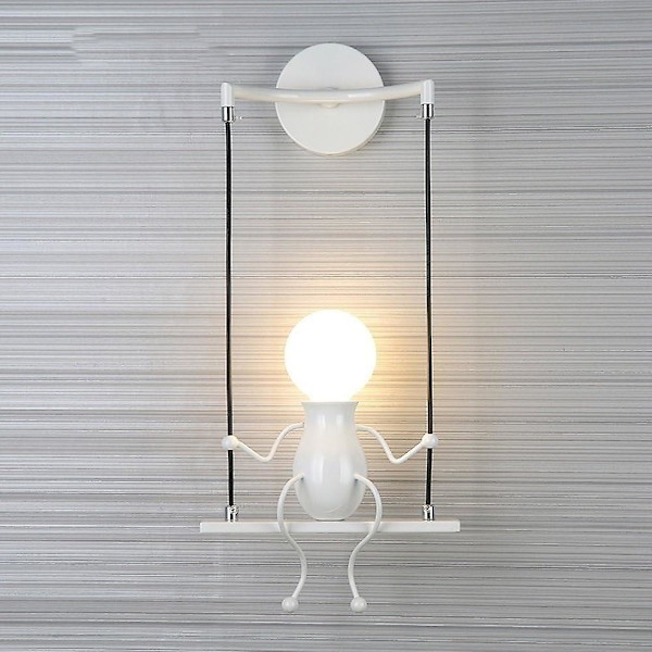Væglampe, Moderne Væglampe, Kreativ Væglampe, Kunstdekoration, Max 60w E27 Børneværelse, Soveværelse, Stue, Trappe, Korridor, Spisestue,