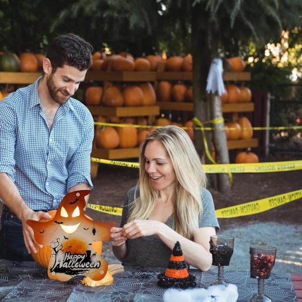 Halloween yövalaisin koriste rekvisiitta, LED-valokoristeet, (sielun oranssi)