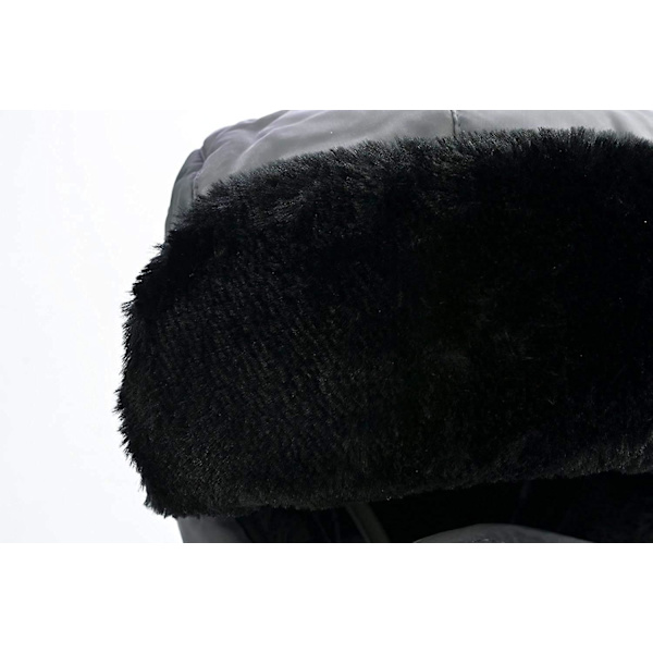 Unisex Vinteröron Flik Trapper Bomber Hatt Håller sig varm medan du åker skridskor skidor eller andra utomhusaktiviteter (grå)
