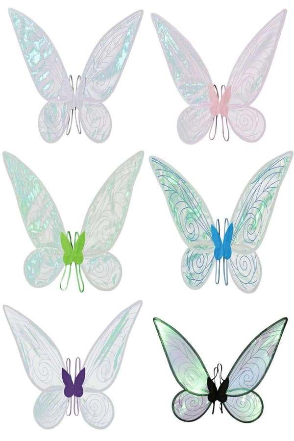 Fairy Wings Udklædning - Alf - Fevinger - Halloween pink