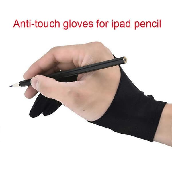 Anti-fouling kunstnerhandske til grafikmaling, skrivning, digital tablet