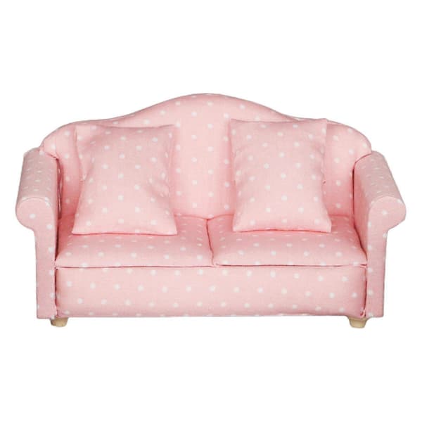 1/12 Miniatyrsofa Dobbel/Enkel For Sete For Dukkehus Stue Tilbehør Møbler