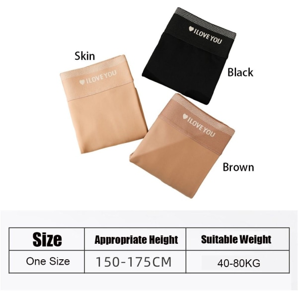 Naisten leggingsit sukat yksiosaiset turvahousut 300G SKIN