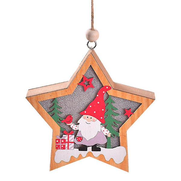 Christmas Ornament Xmas trehengende lys, for juletrepynt style 5