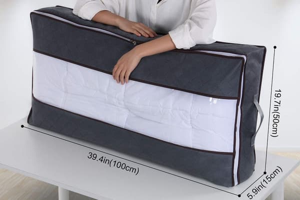 Täcke förvaringsväska för sängbotten Non-Woven förstärkning Handduk