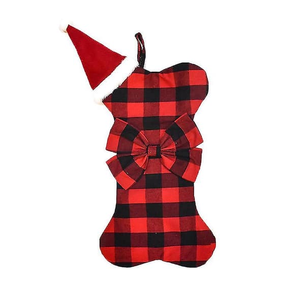 Stor jul julstrumpa dekoration present jul