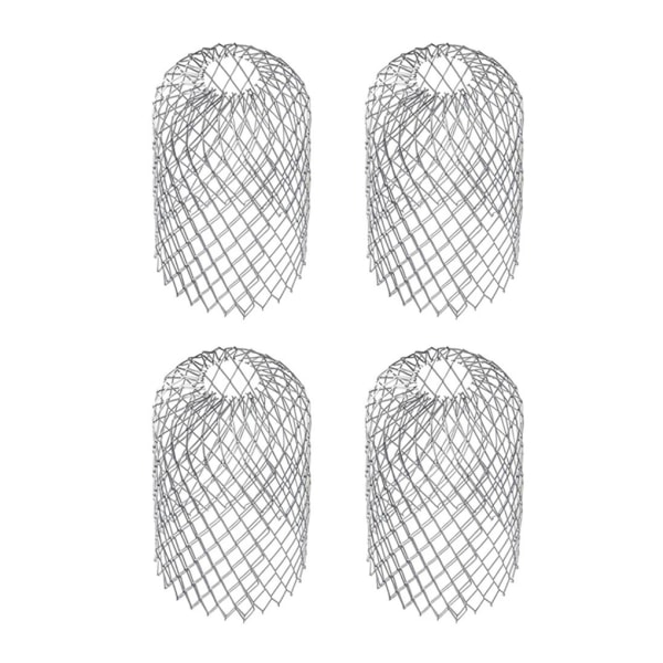 1/2/3/5 4x justerbar storlek aluminiumrännskydd för avlopp Height 16cm 8cm diam 1 Pc