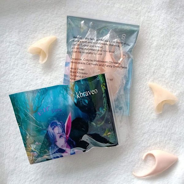 10 Par Fairy Pixie Elf Ears,Latex Fairy Pixie Elf, Cosplay Ears