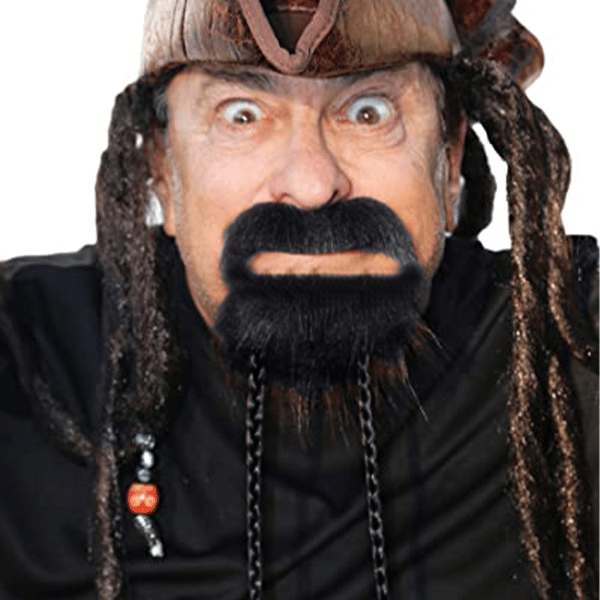 Rolig kostym fest manlig man halloween skägg ansiktshår style 6
