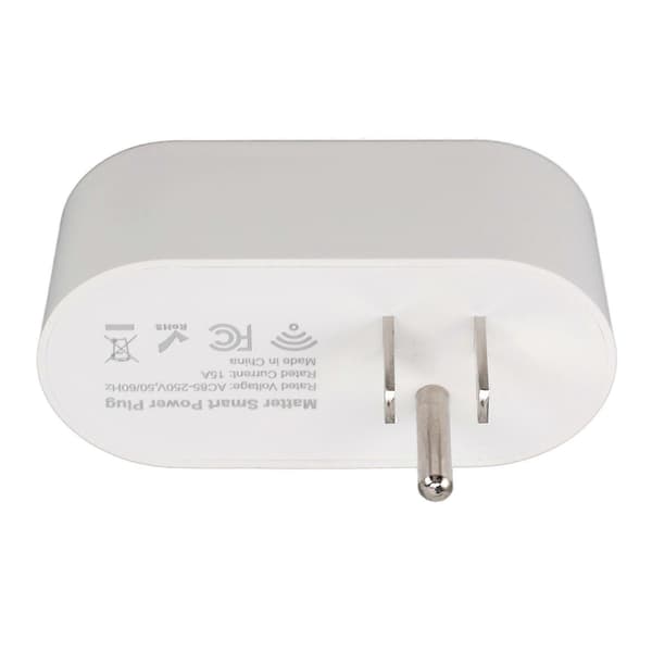 til Matter Smart Socket Mini 15A til Matter WiFi Smart Plug AC 85 Smart Home App Fjernbetjening Timing