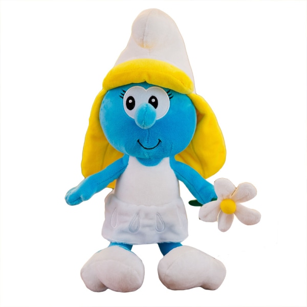 Smurf plus leksak 40cm Flower Smurf