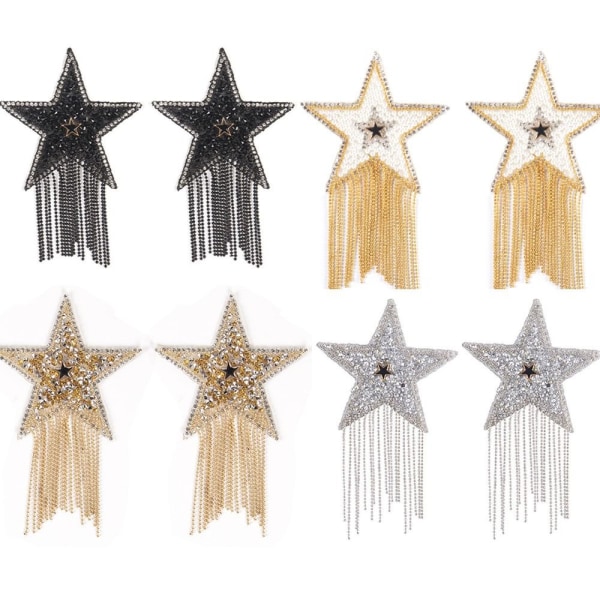 Itseliimautuva rintateippi Star Cover MUSTA black