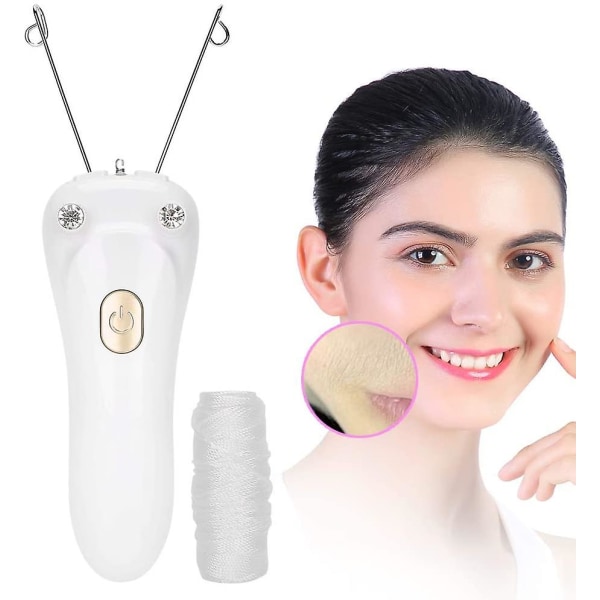 Kvinnors ansiktshårborttagning rakapparat USB laddning