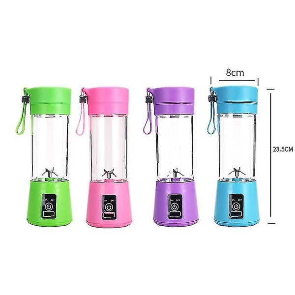 Bærbar Mini Elektrisk Juice Maker Blender Smoothie Juicer Frugt *chyi
