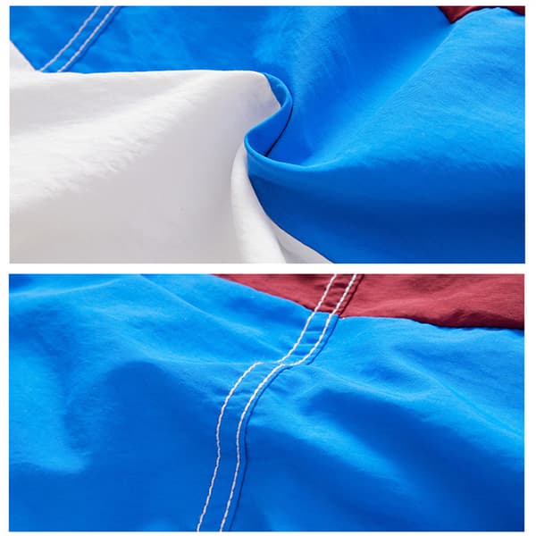 1/2/3/5 Åndbare og stilfulde shorts til mænd - til sommeren Blue and Wine Red S,1 1 Pc