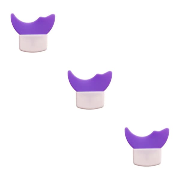 2/3/5 Multifunktion Eyeliner Stencils Silikon Mall Lazy Purple 5.7 x 5cm 3Set