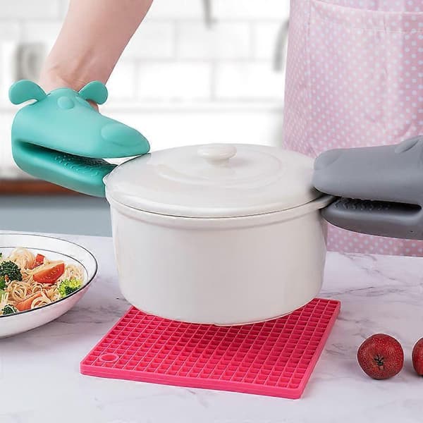 Miniuunikintaat - BPA-vapaa silikoni, lämmönkestävä (2 kpl, harmaa)