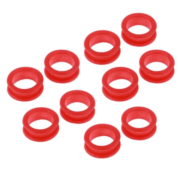 1/2/3/5 10x Barber Frisør Saks Fingerring Red 10 pcs 5PCS