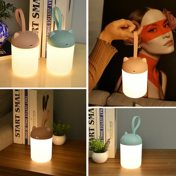 Barnelykt nattlampe, bærbar lampe batteridrevet