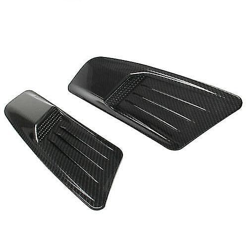 2st kolfiber huva Scoop Vent Cover Kit för racerbil