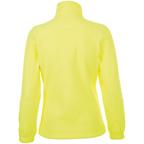 SOS Dame/Dame North Fleecejakke med Fuld Lynlås Neon Gul Neon Yellow L