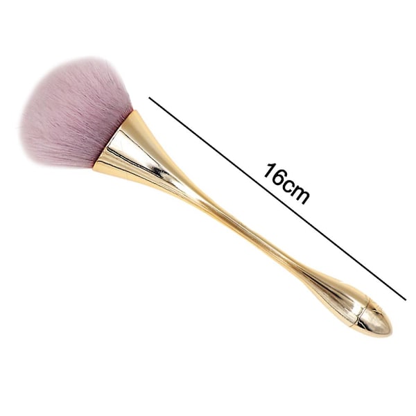 Stor sminkborste Sminkborste för stor täckning Blandad multifunktions sminkborste Dlosd Large Powder (guld) 1st Style3