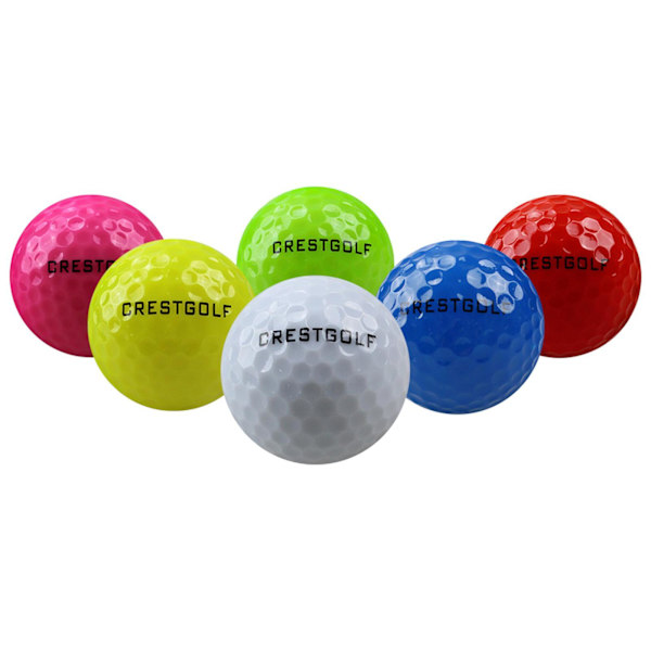 1/2 Dusin Sports LED Golfballer Gløder I Mørket Nattlys 2PCS