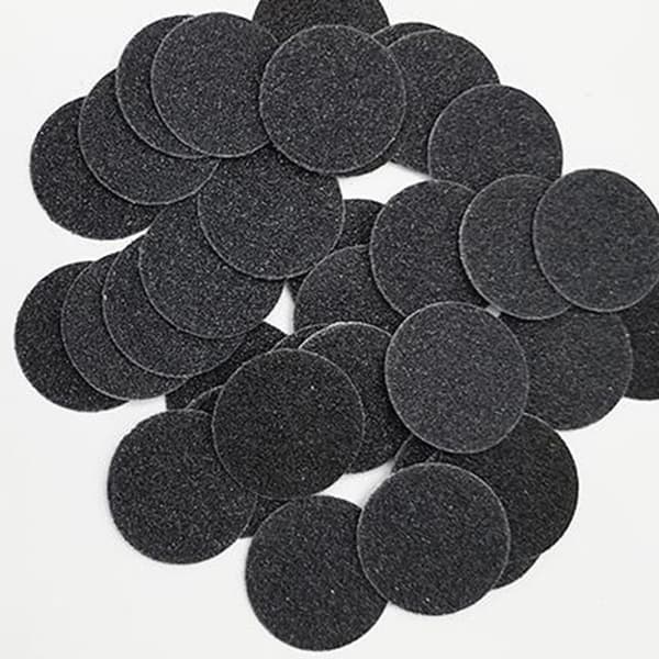 1/2/3/5 Erstatningsputer for elektrisk fotfil Effektiv og 15mm 80Grit 50 pcs 1 Pc