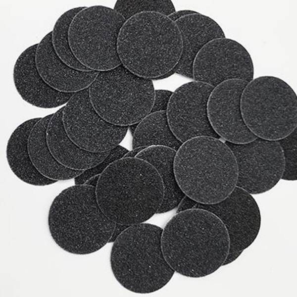 1/2/3/5 Sähköisen jalkaraspin vaihtotyynyt tehokas ja 15mm 80Grit 50 pcs 1 Pc
